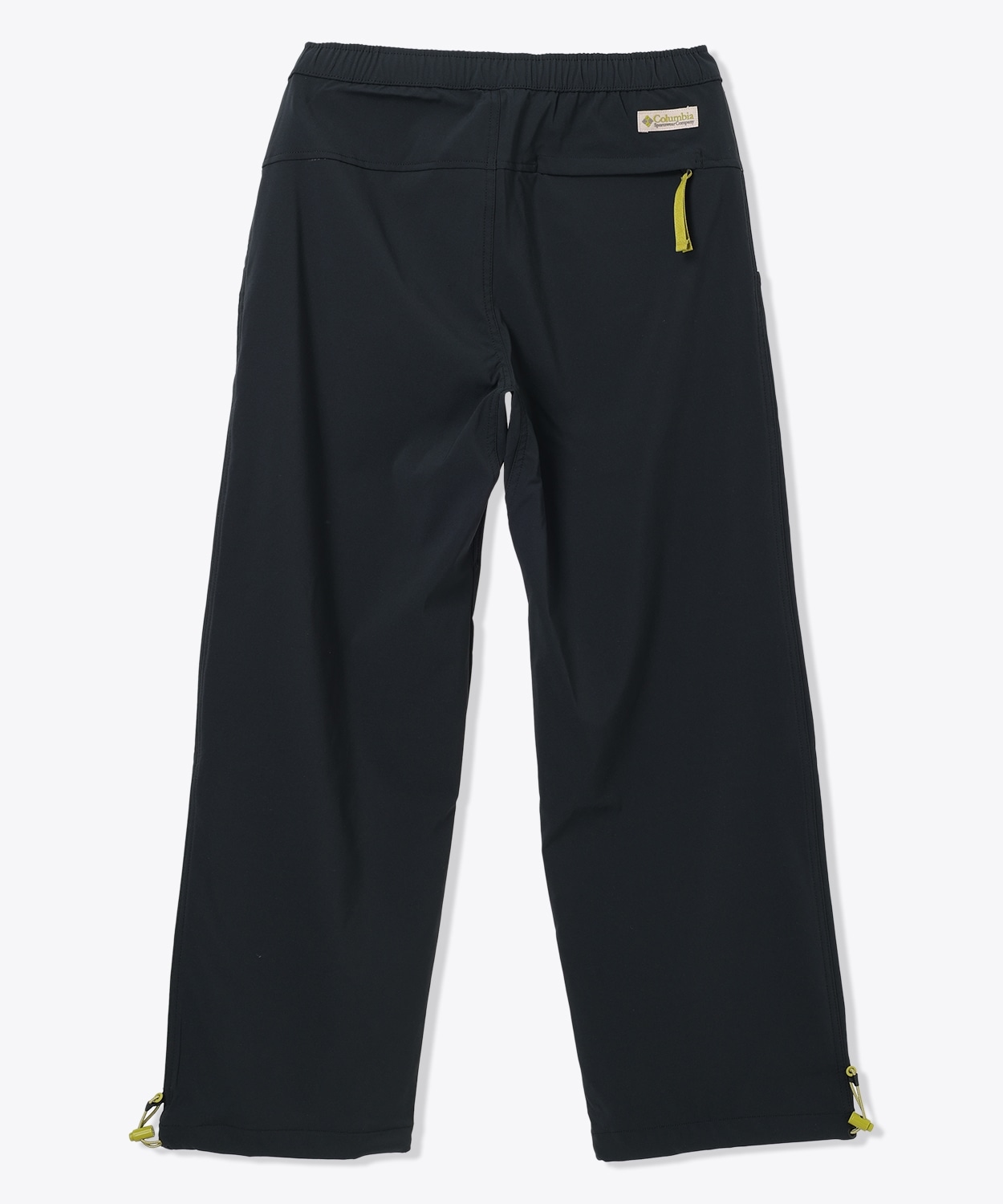 のびのびゆったりパンツ（両脇ファスナー付） ブラック M