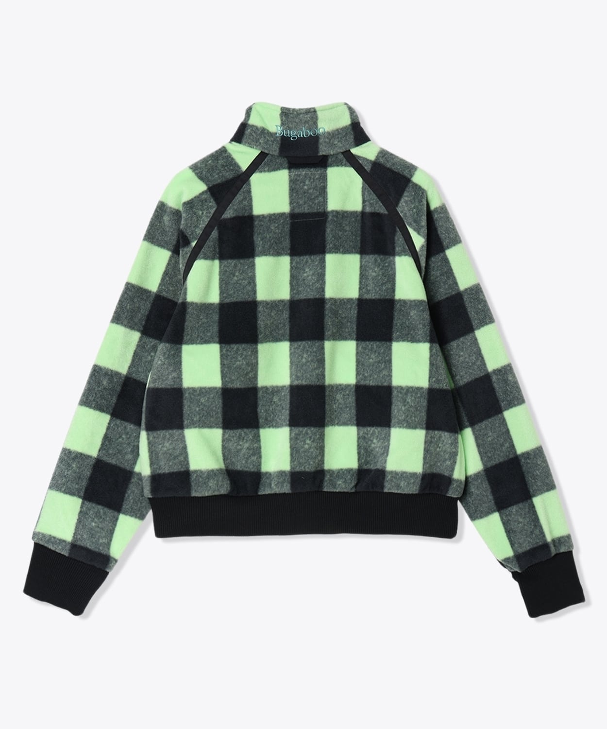 398Lime Glow Buffalo Check Black