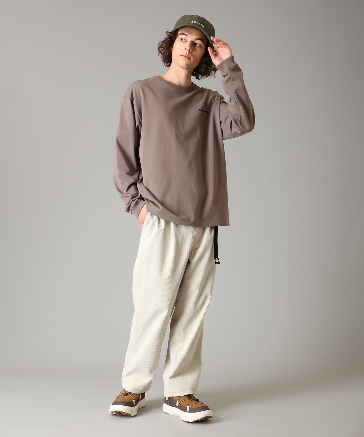 ジョセフパークワイドパンツ(S Dark Stone Corduroy)│コロンビア