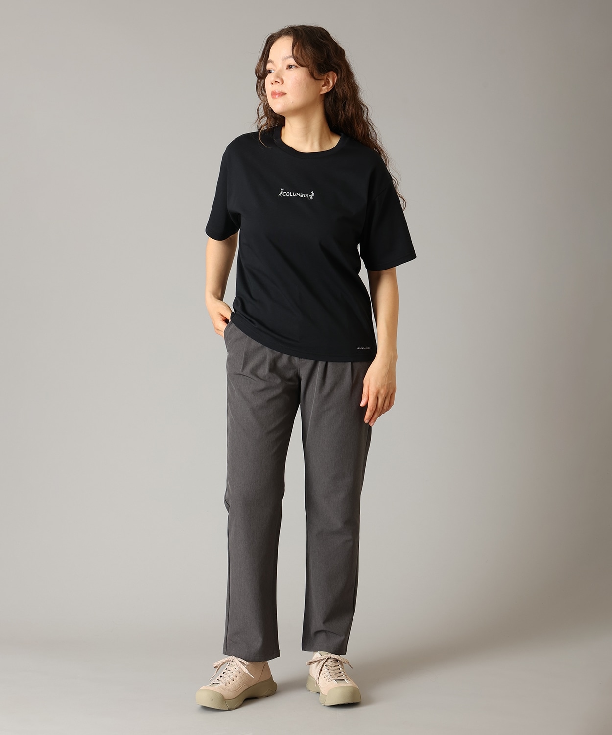 ウィメンズレイクトゥーアベニューショートスリーブTシャツ(S Black