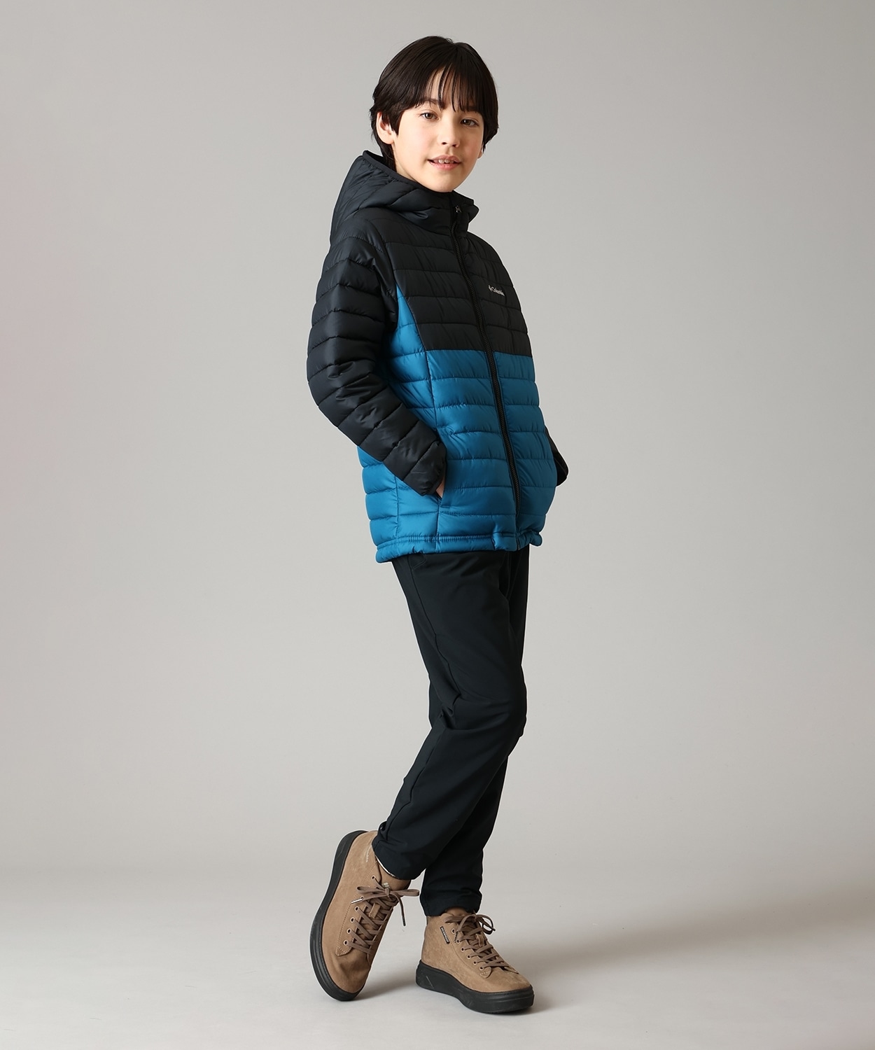 パウダーライトII フーデッドジャケット(XXS Phoenix Blue Black