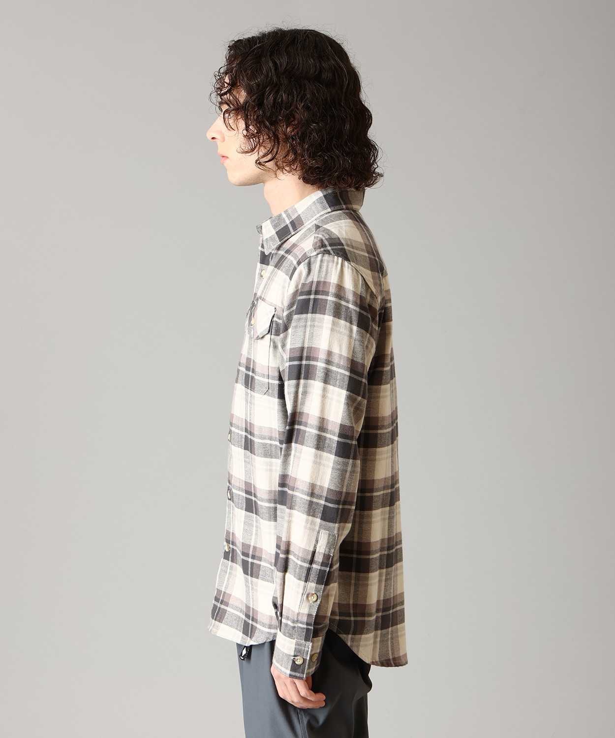 280Dark Stone Dispersed Plaid