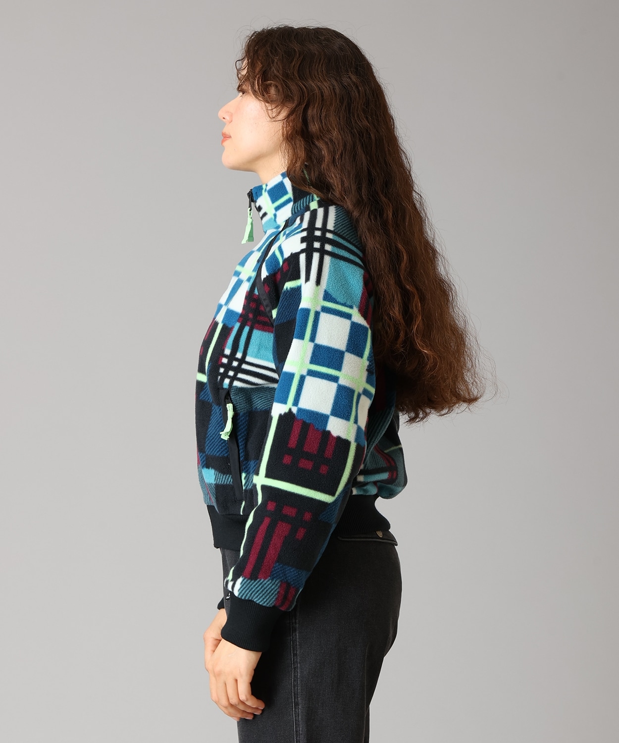 331Teal Plaidpatch Black