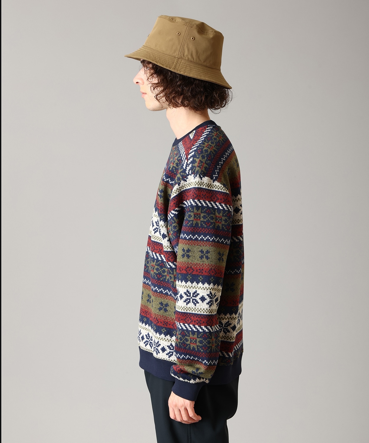 465Collegiate Navy Multi Pattern