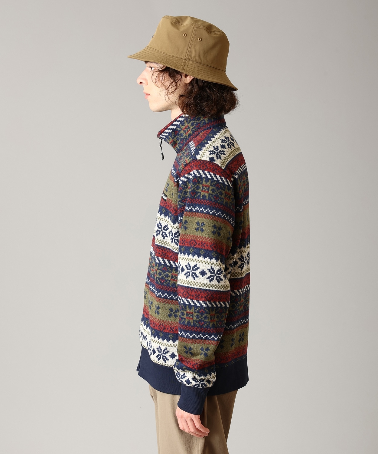 465Collegiate Navy Multi Pattern