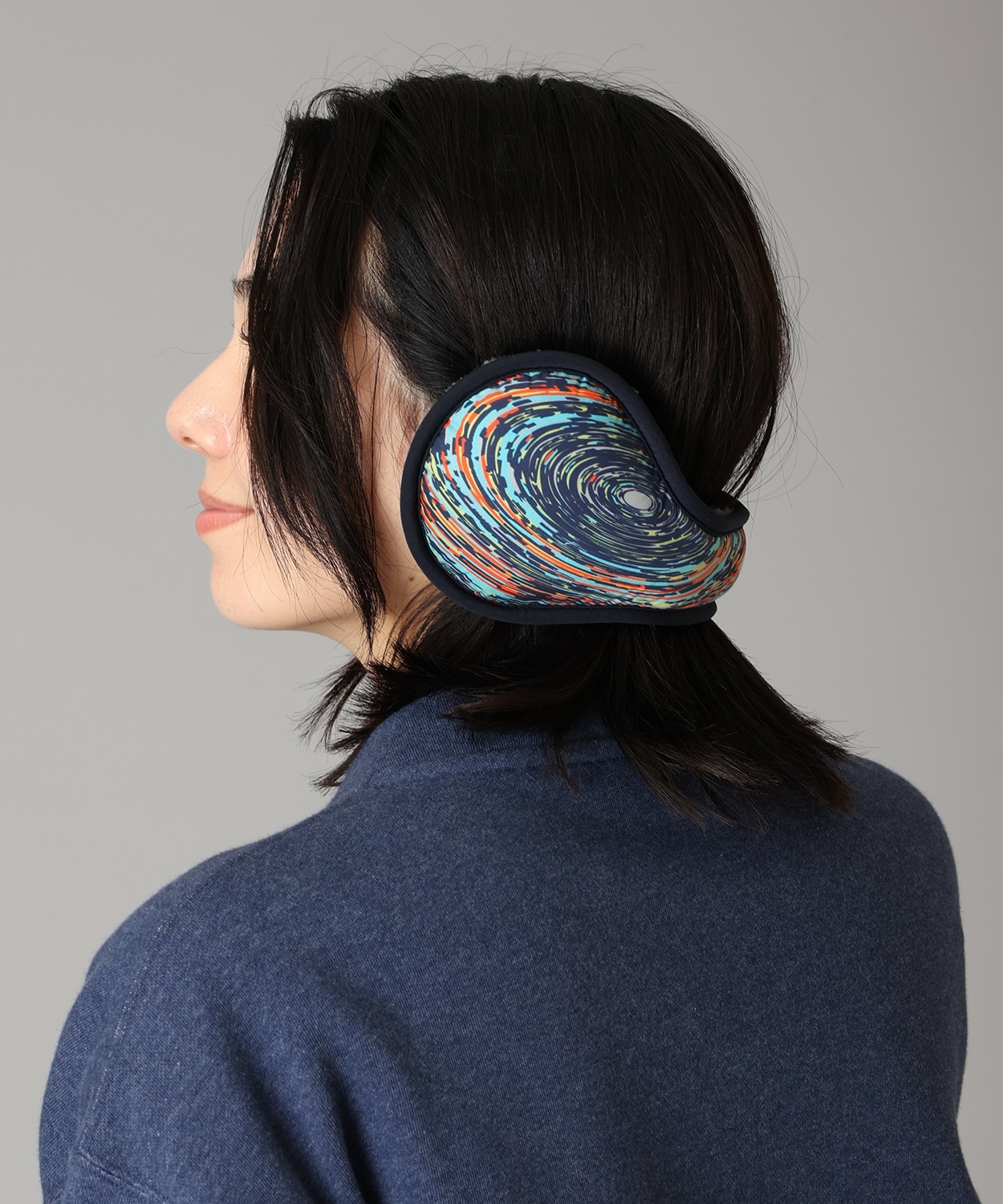 425Columbia Navy Print