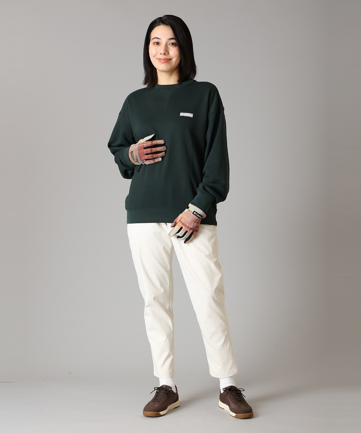 645Sandy Clay Plaid Print