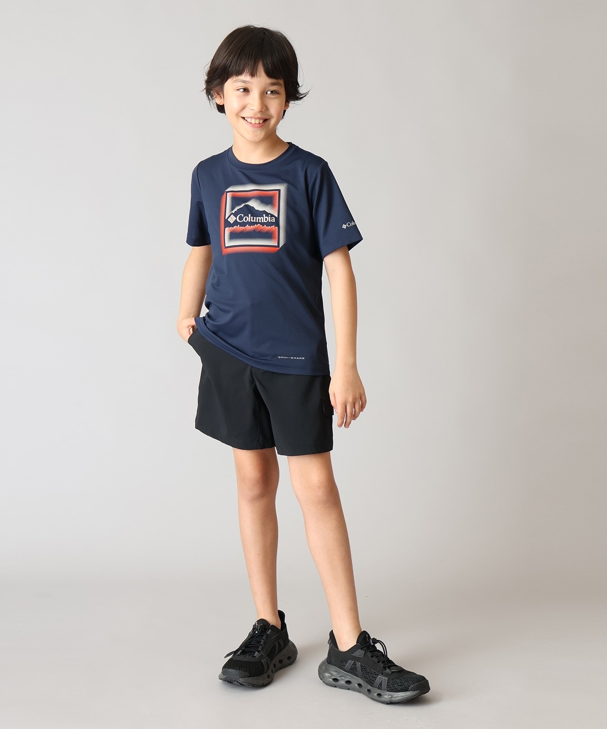 464Collegiate Navy Dotty Landscape