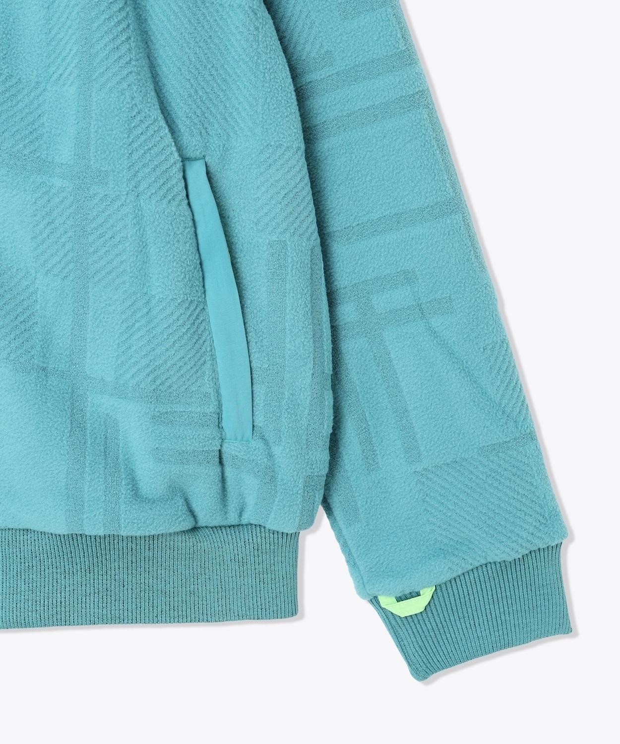 330Teal Plaidpatch Burnout