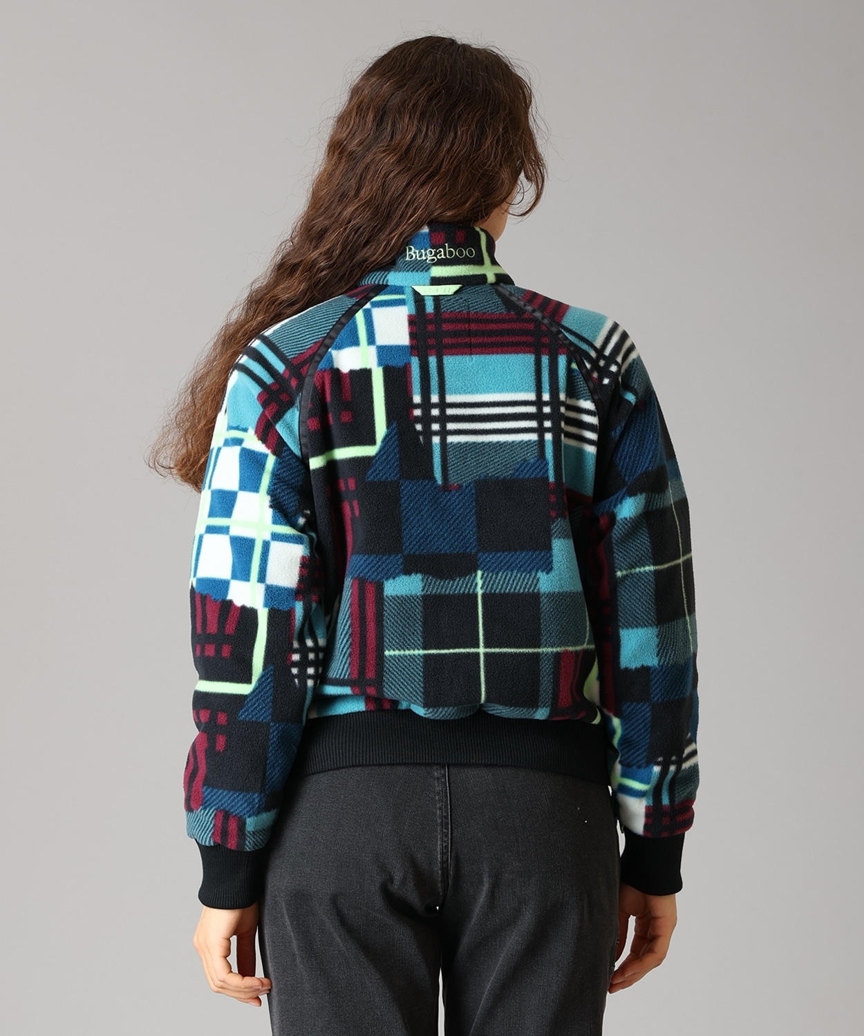 331Teal Plaidpatch Black