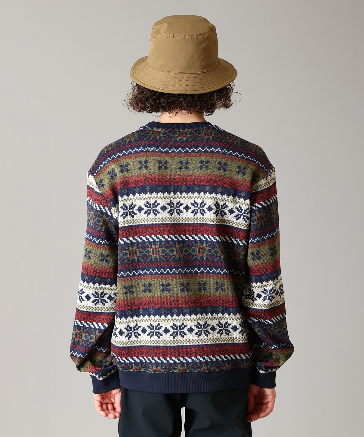 465Collegiate Navy Multi Pattern