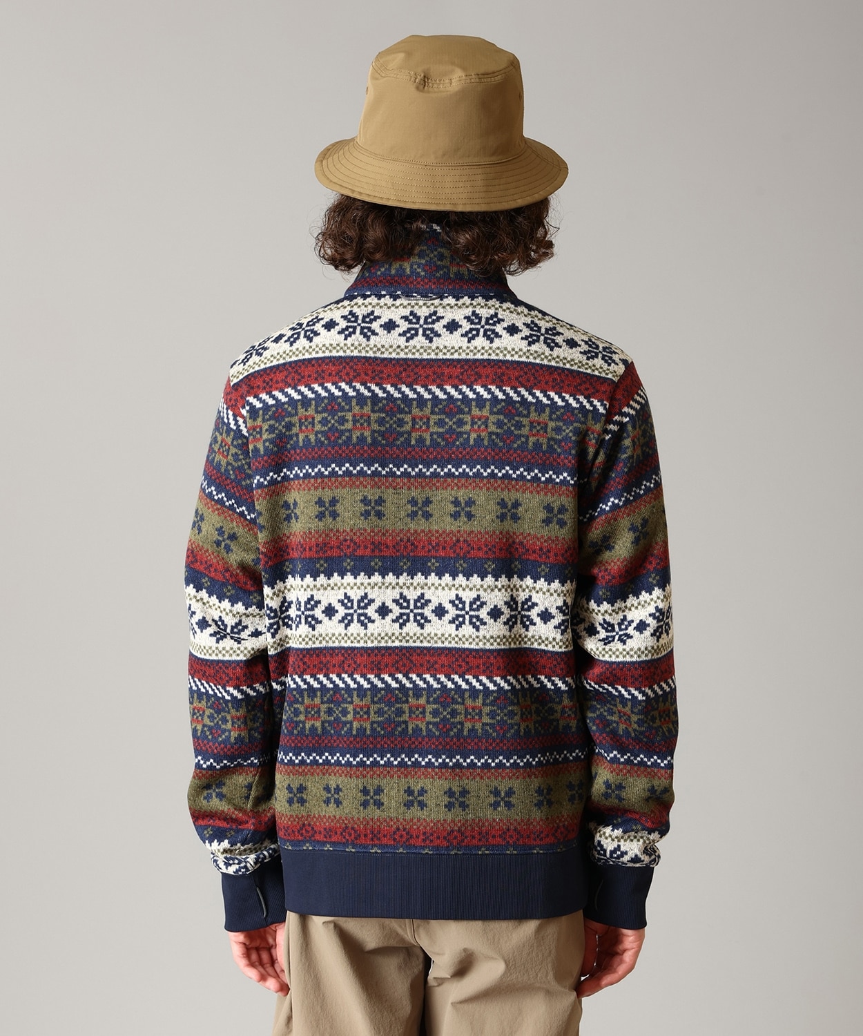 465Collegiate Navy Multi Pattern