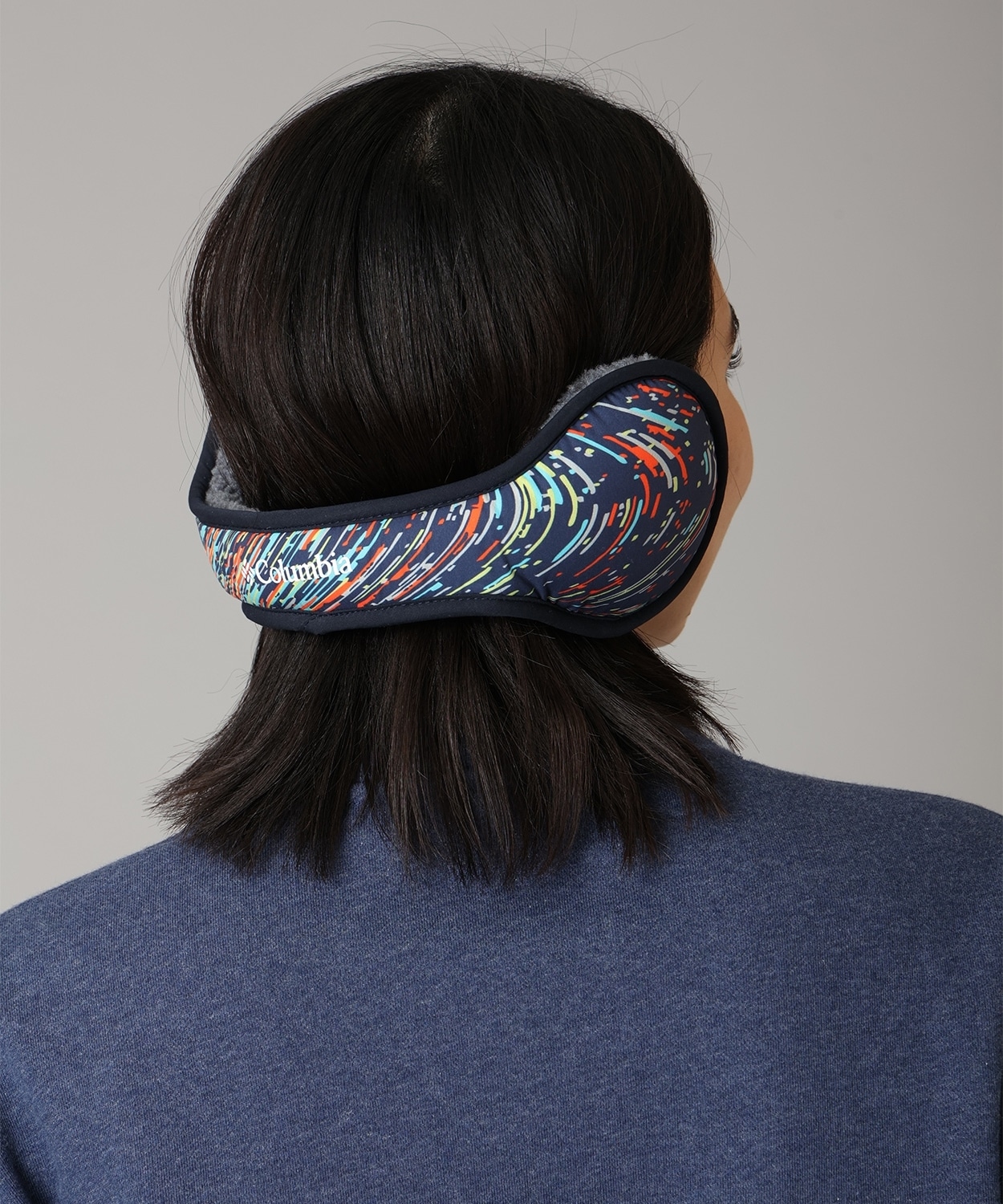 425Columbia Navy Print