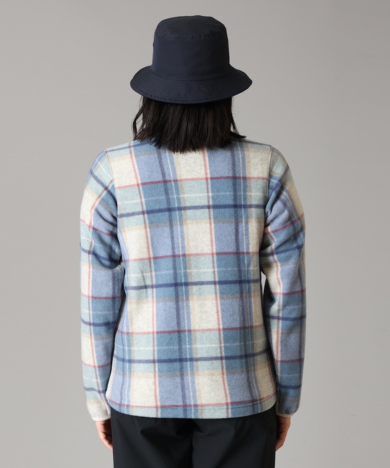 508Bluebell Plaid Print