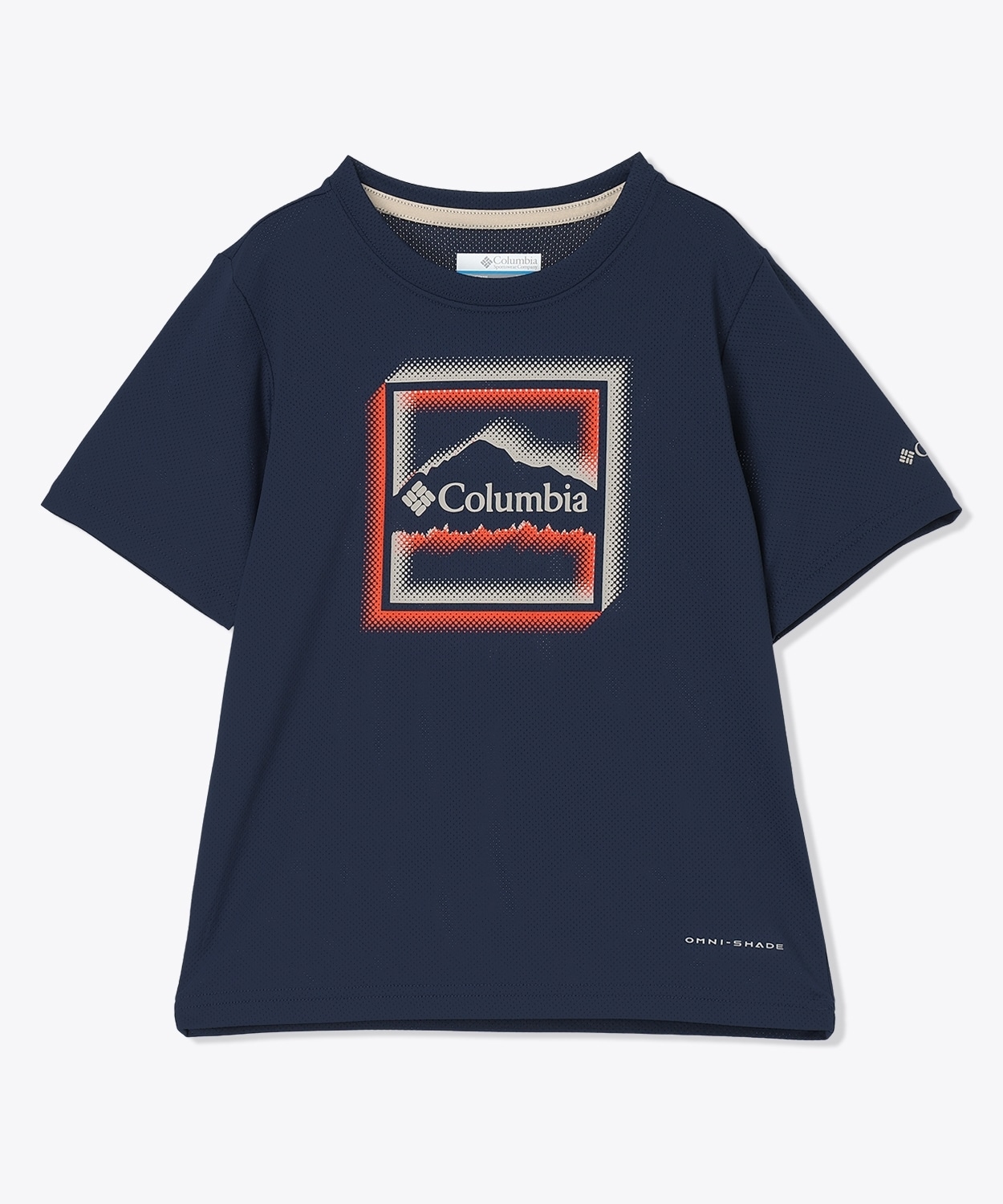 464Collegiate Navy Dotty Landscape