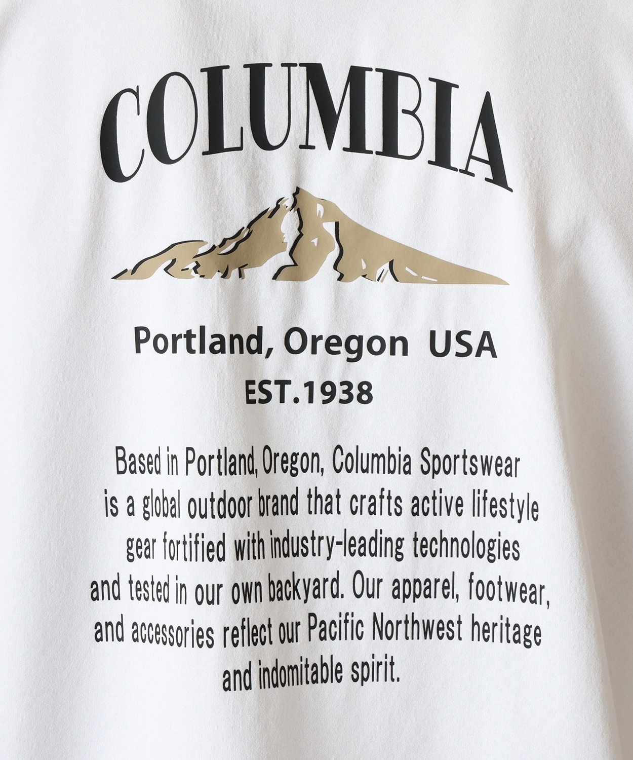 100White Back Print