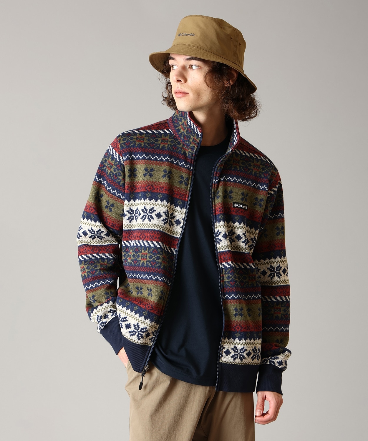 465Collegiate Navy Multi Pattern