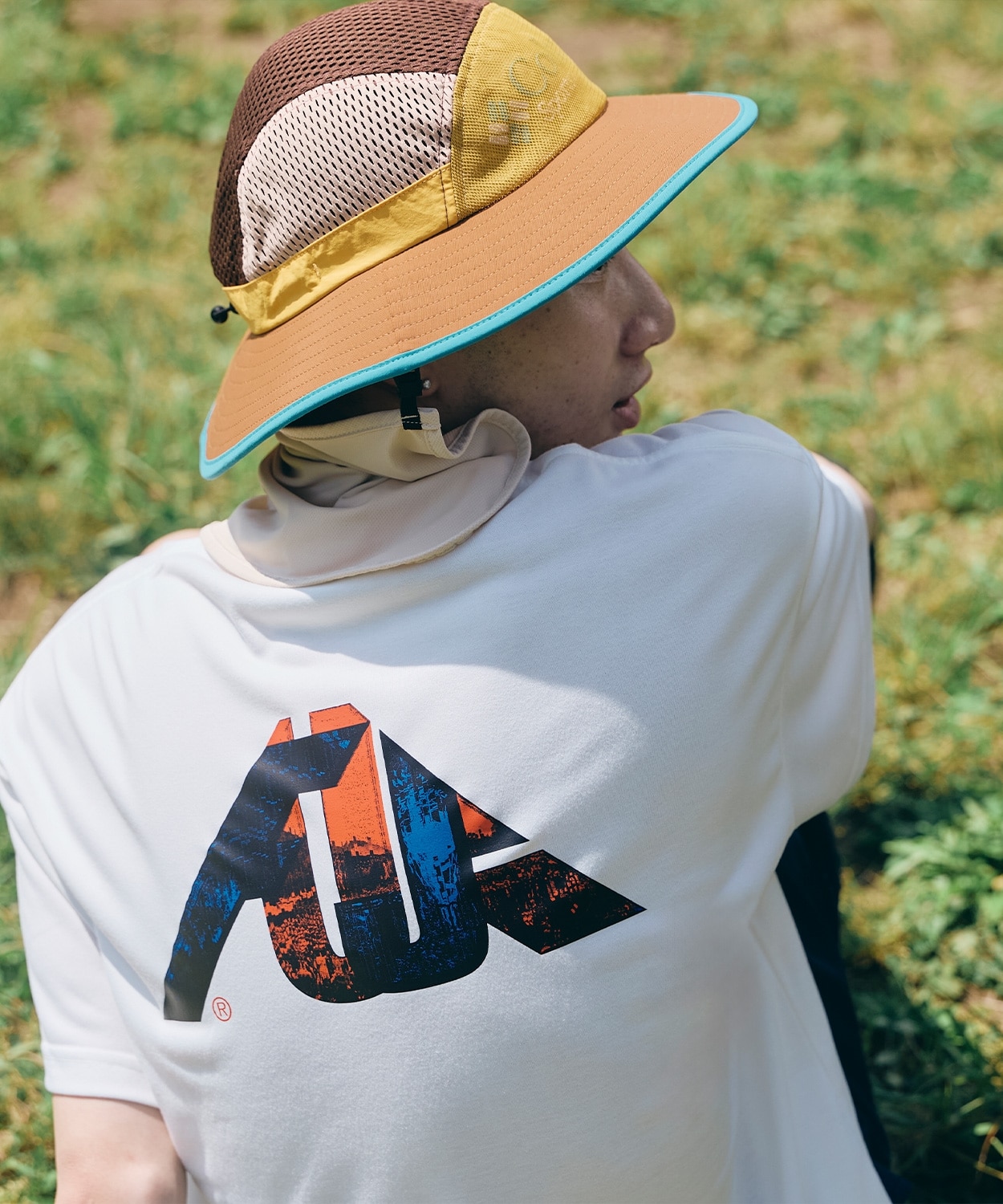 リーレナウングラフィックショートスリーブTシャツ(S Sea Salt Logo