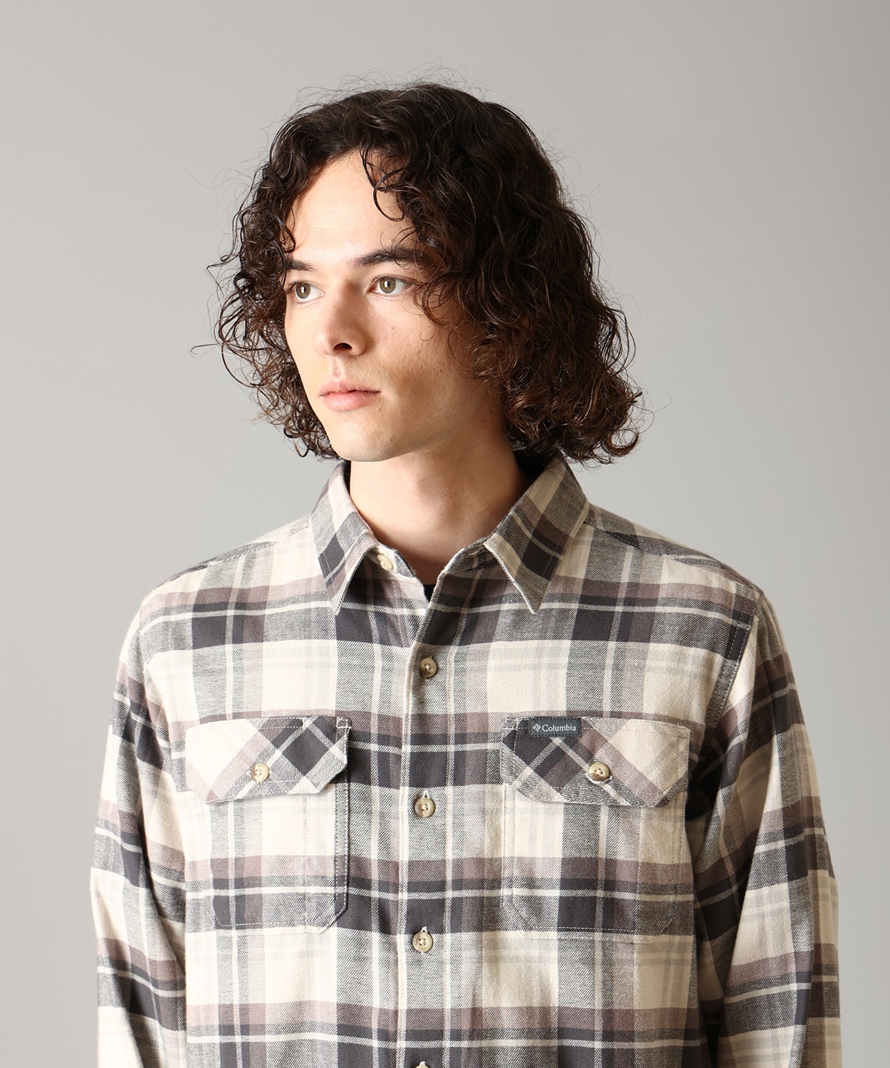 280Dark Stone Dispersed Plaid