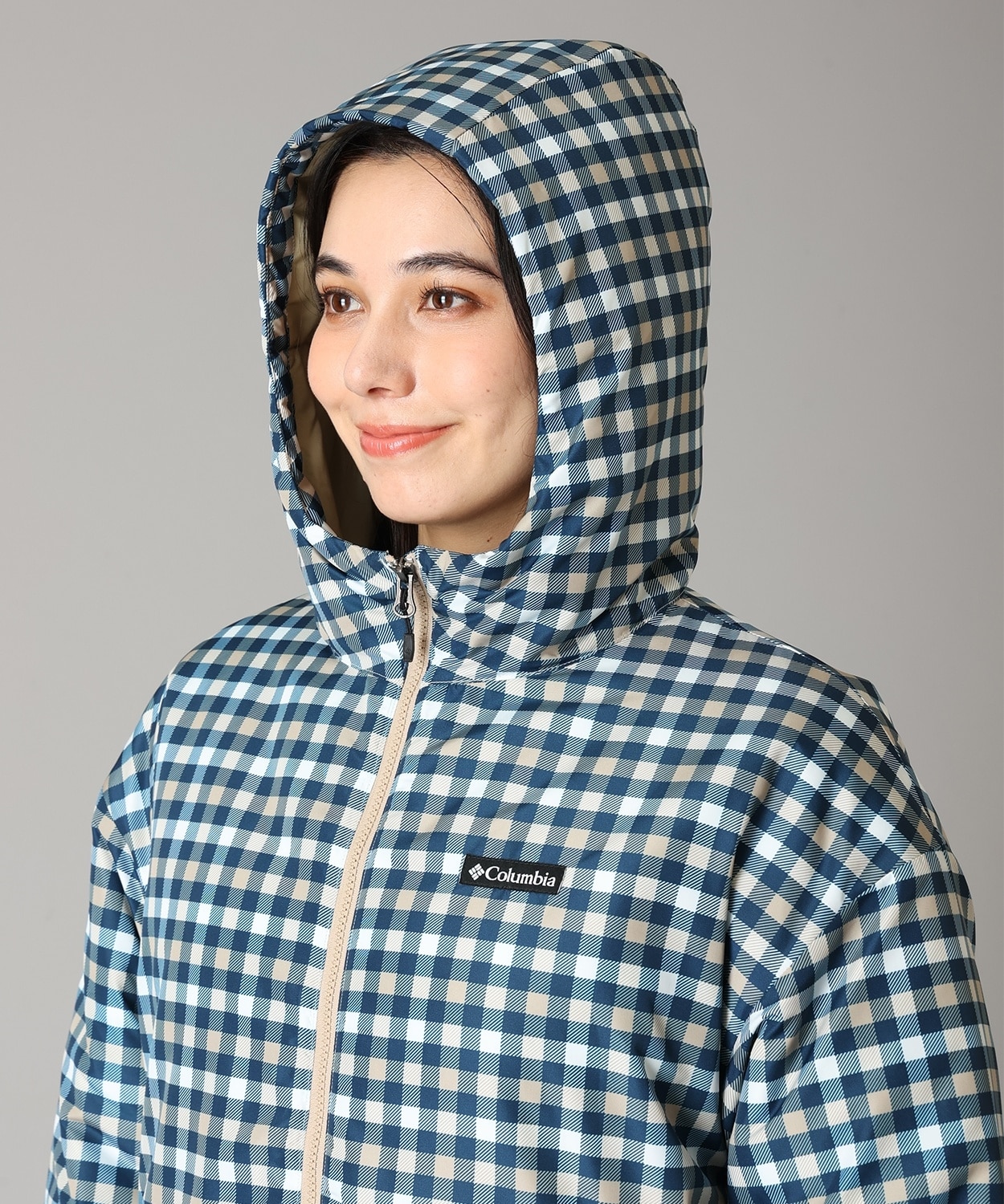 425Columbia Navy Plaid