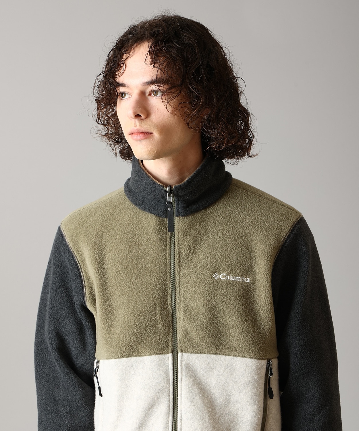 397Stone Green Herringbone