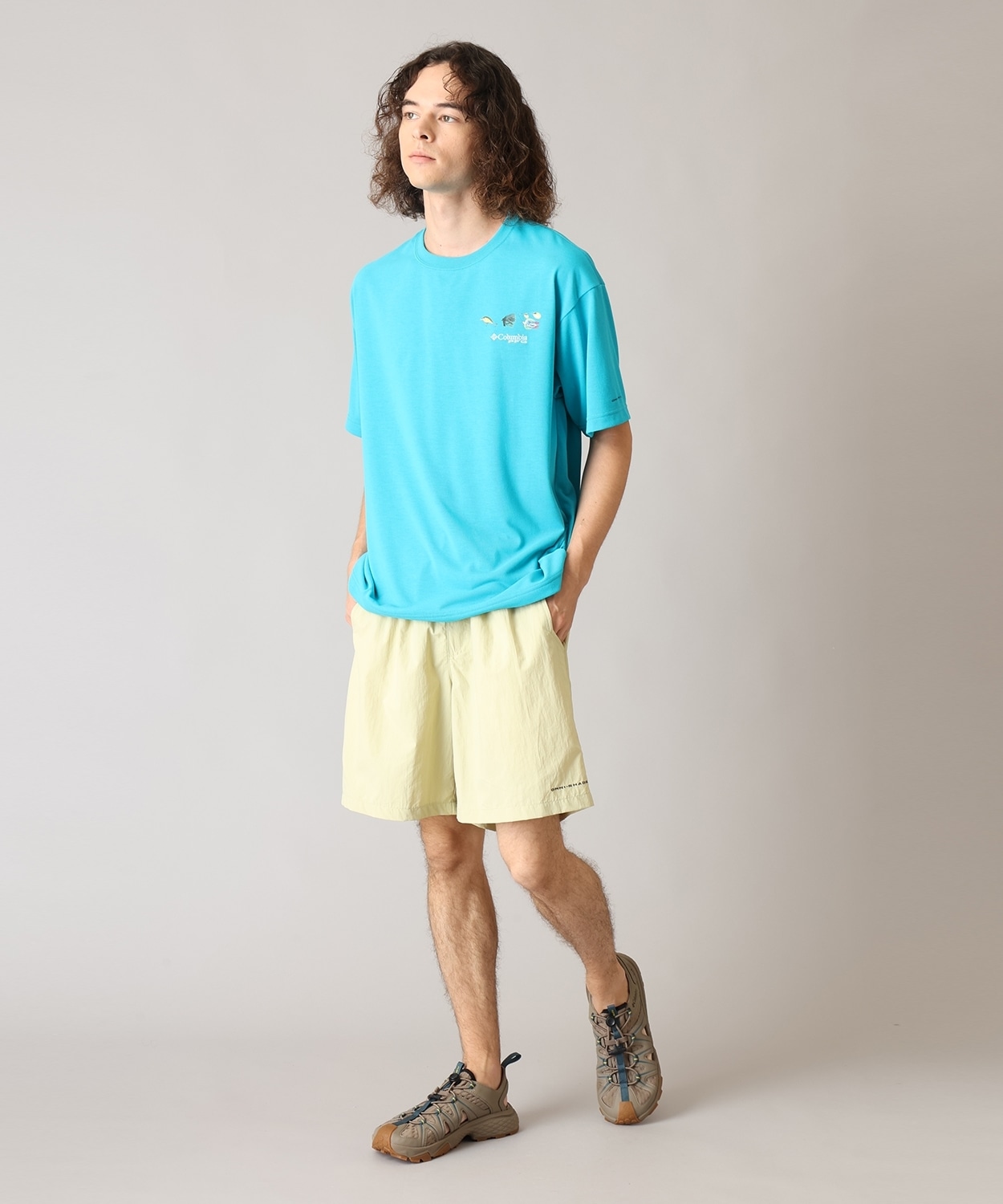 443Ocean Teal Front Print