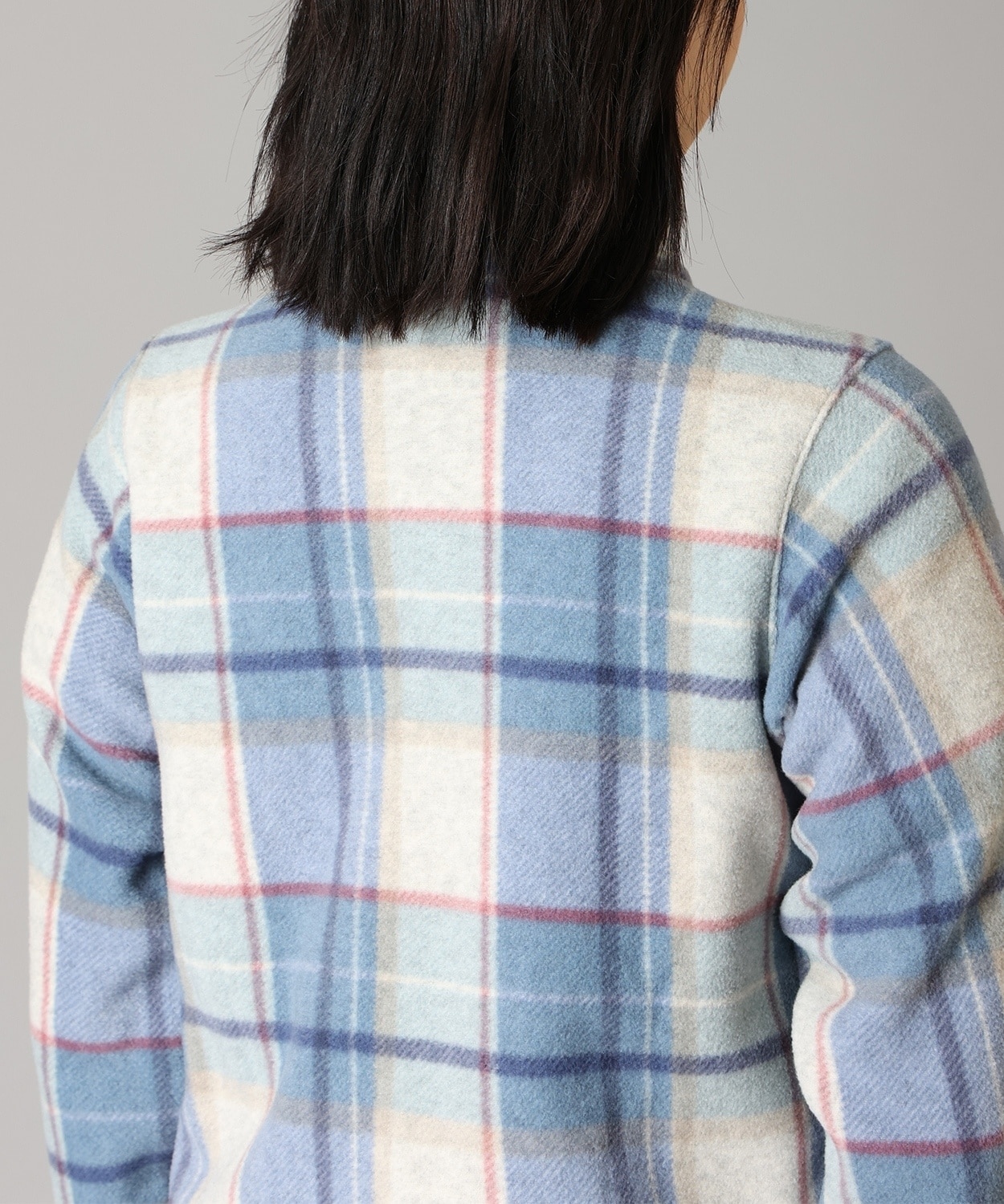 508Bluebell Plaid Print