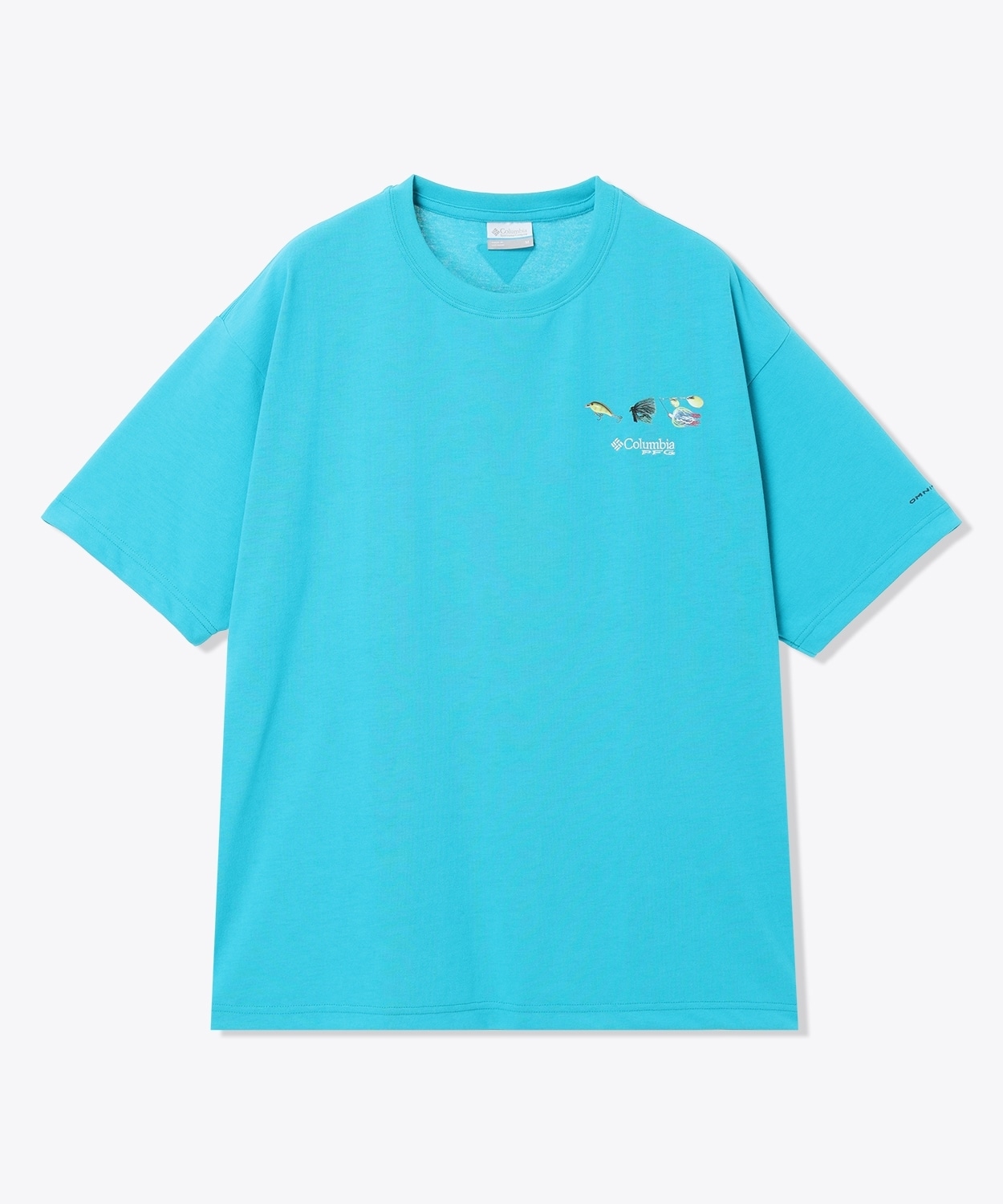 443Ocean Teal Front Print