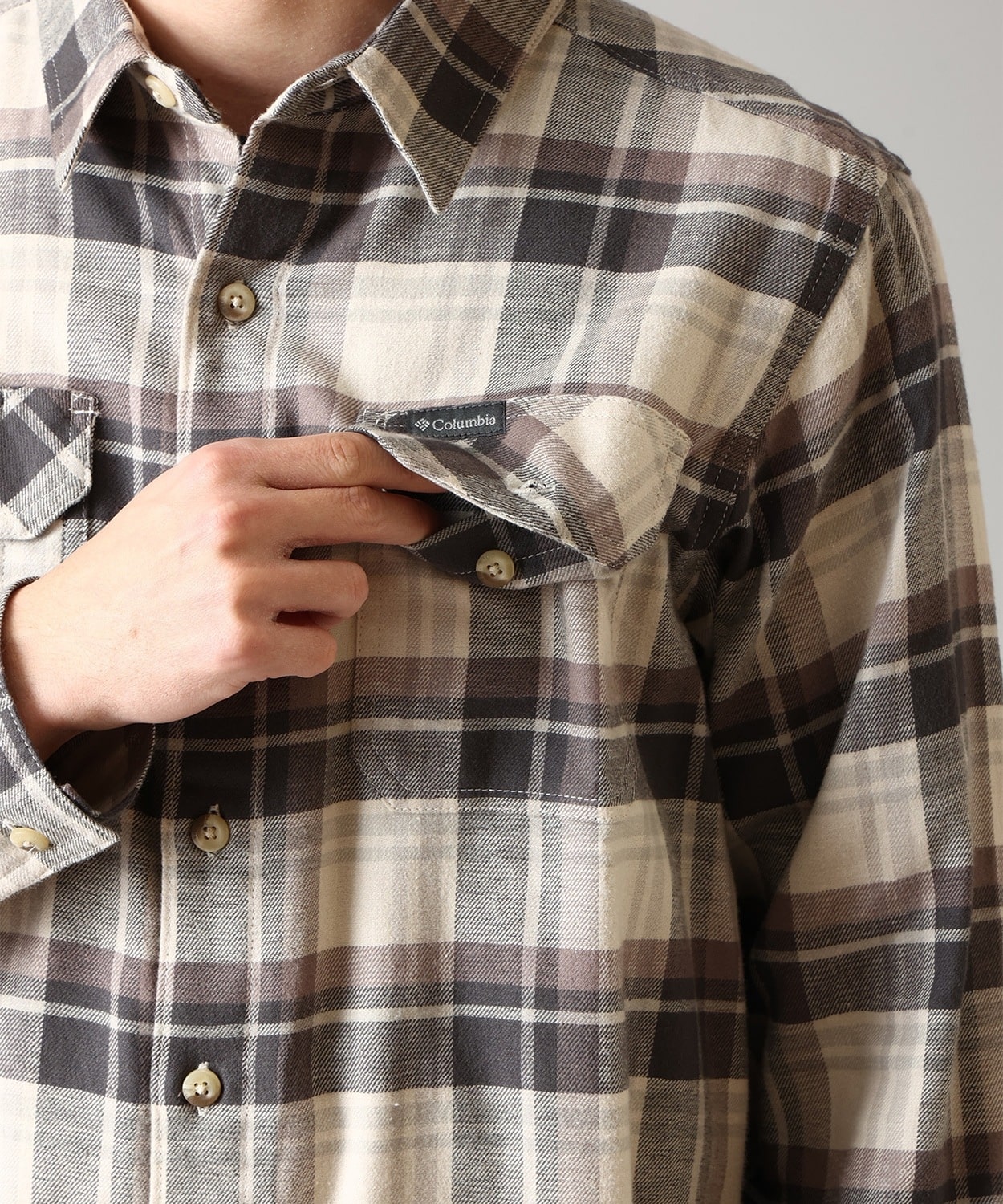 280Dark Stone Dispersed Plaid