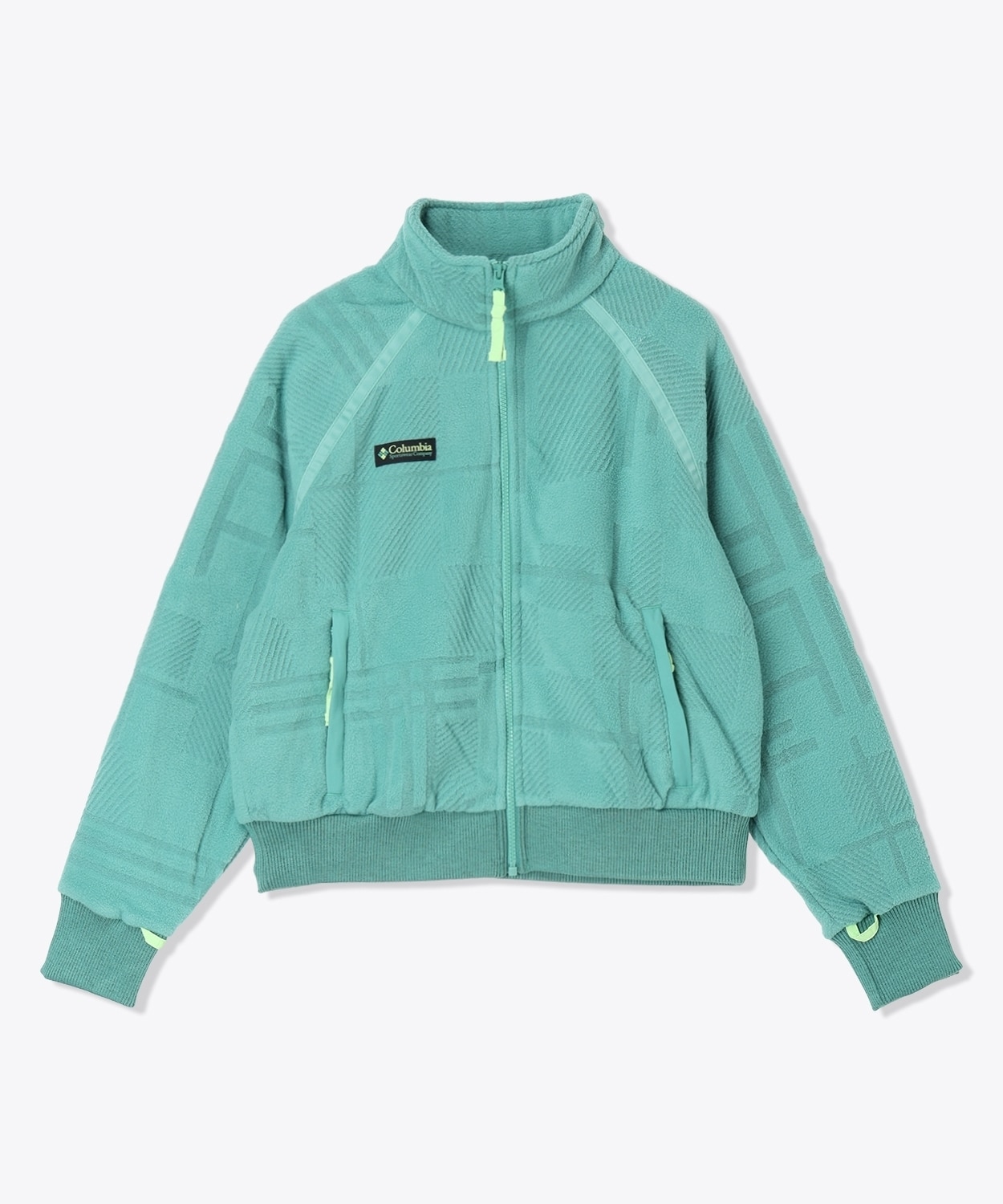 330Teal Plaidpatch Deboss