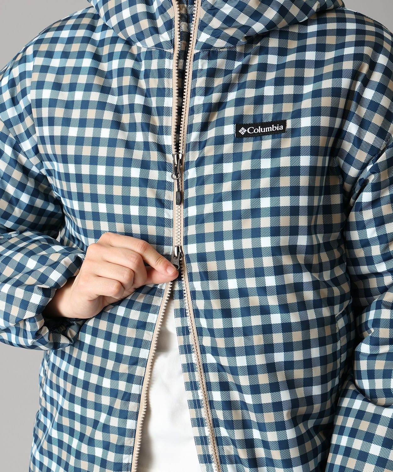425Columbia Navy Plaid