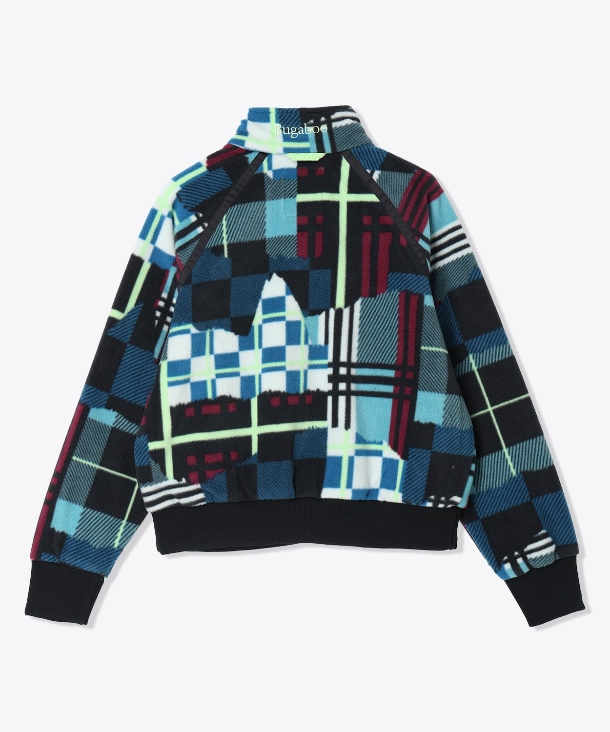 331Teal Plaidpatch Black