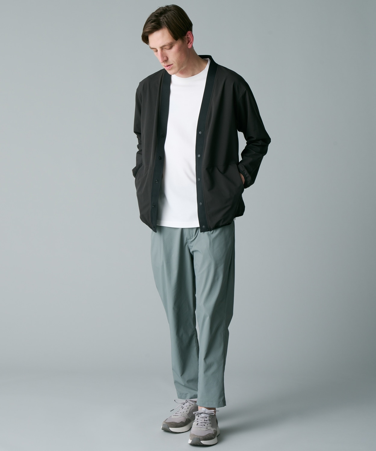 COLUMBIA BLACK LABEL】フェザーヘイツカーディガン(S City Grey