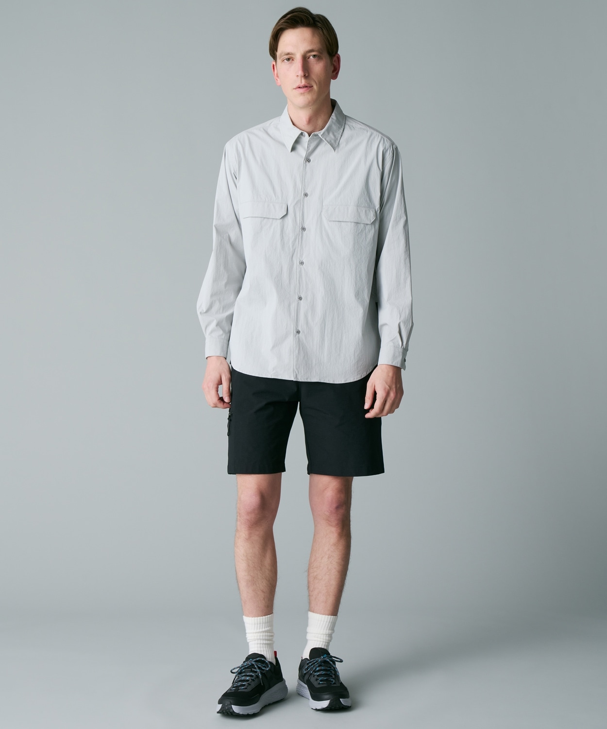 COLUMBIA BLACK LABEL】スペクターリムロングスリーブシャツ(S Grey 