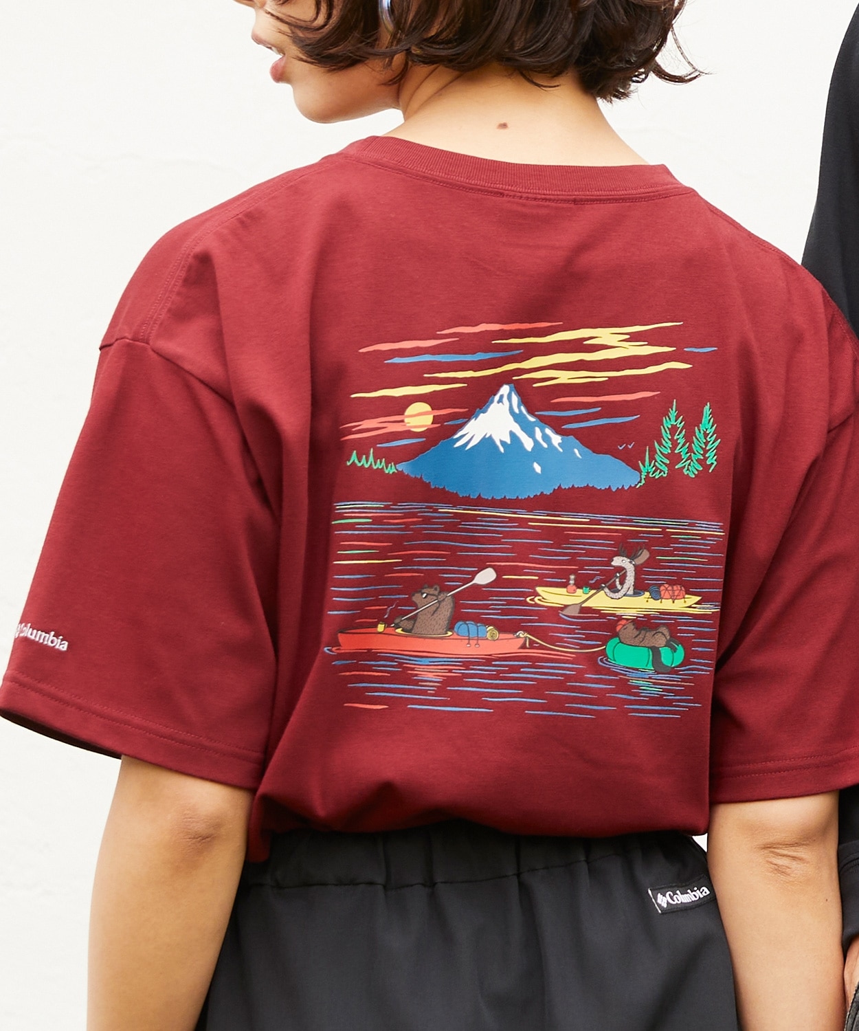 ウィメンズレイクトゥーアベニューショートスリーブTシャツ(S Black