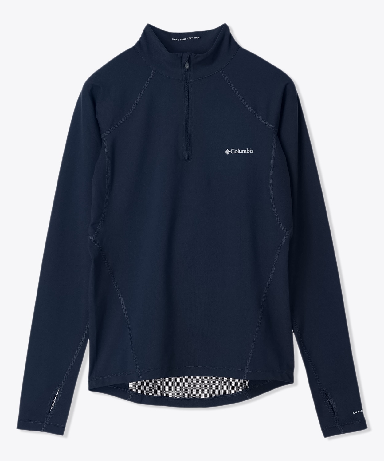 ミッドウエイトロングスリーブハーフジップ(S Collegiate Navy 