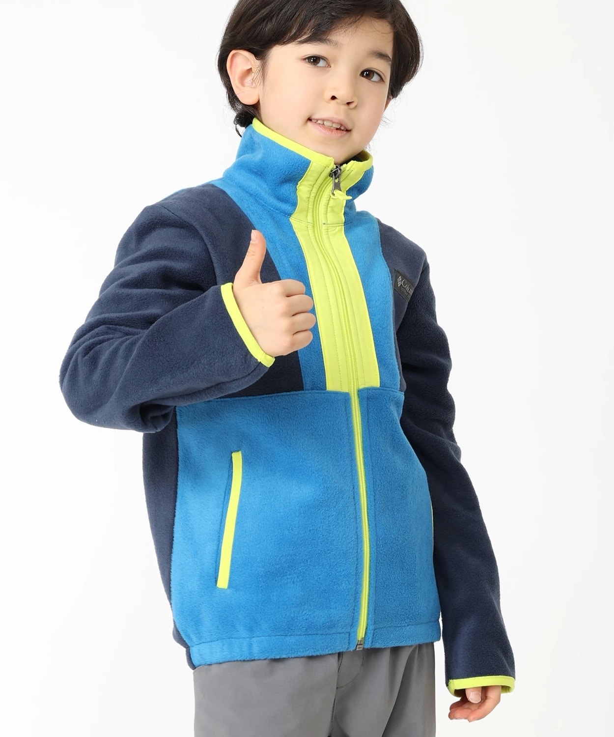 バックボールフルジップフリース(XXS Collegiate Navy, Bright Indigo ...