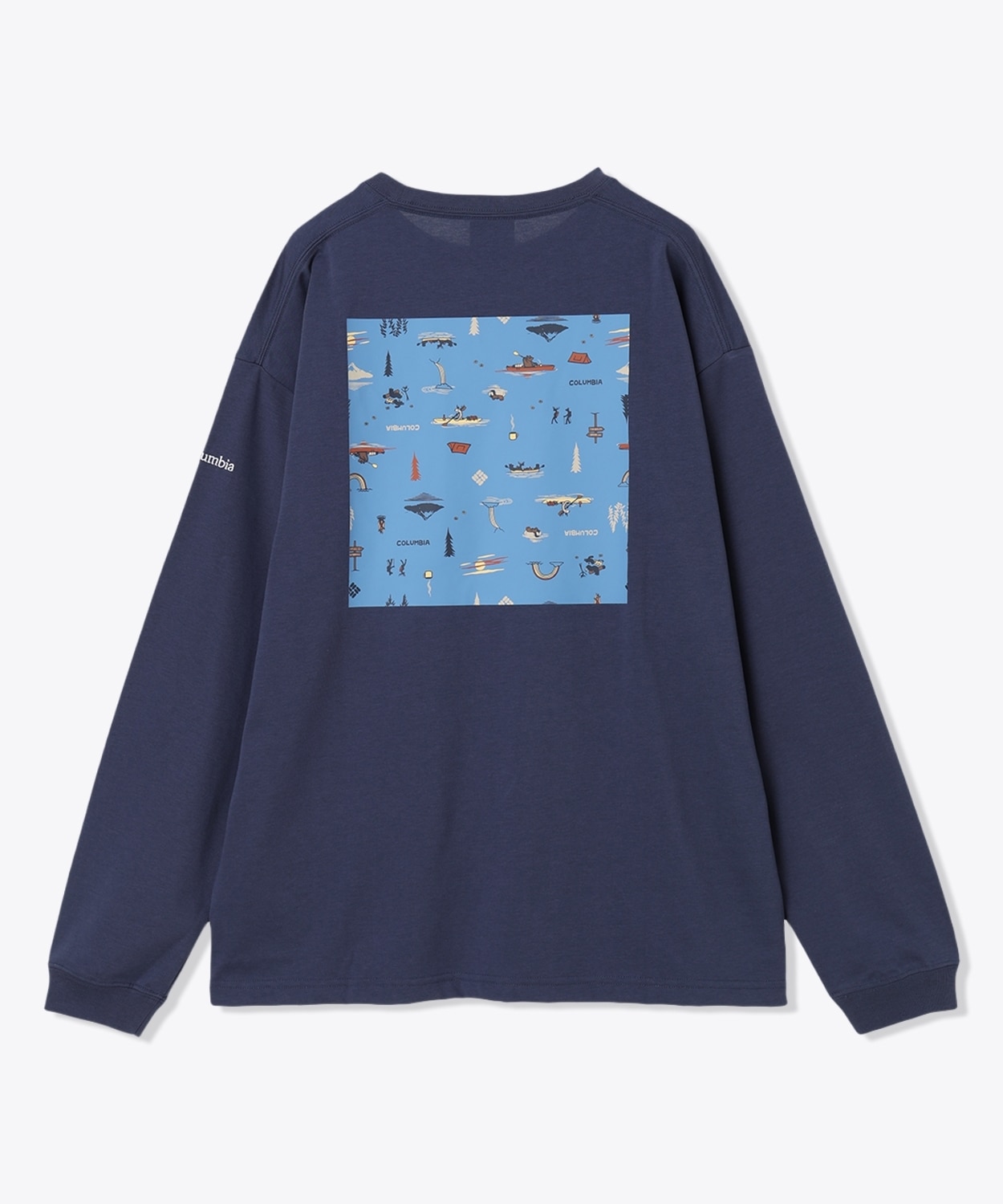 レイクトゥアベニューグラフィックロングスリーブTシャツ(S Nocturnal