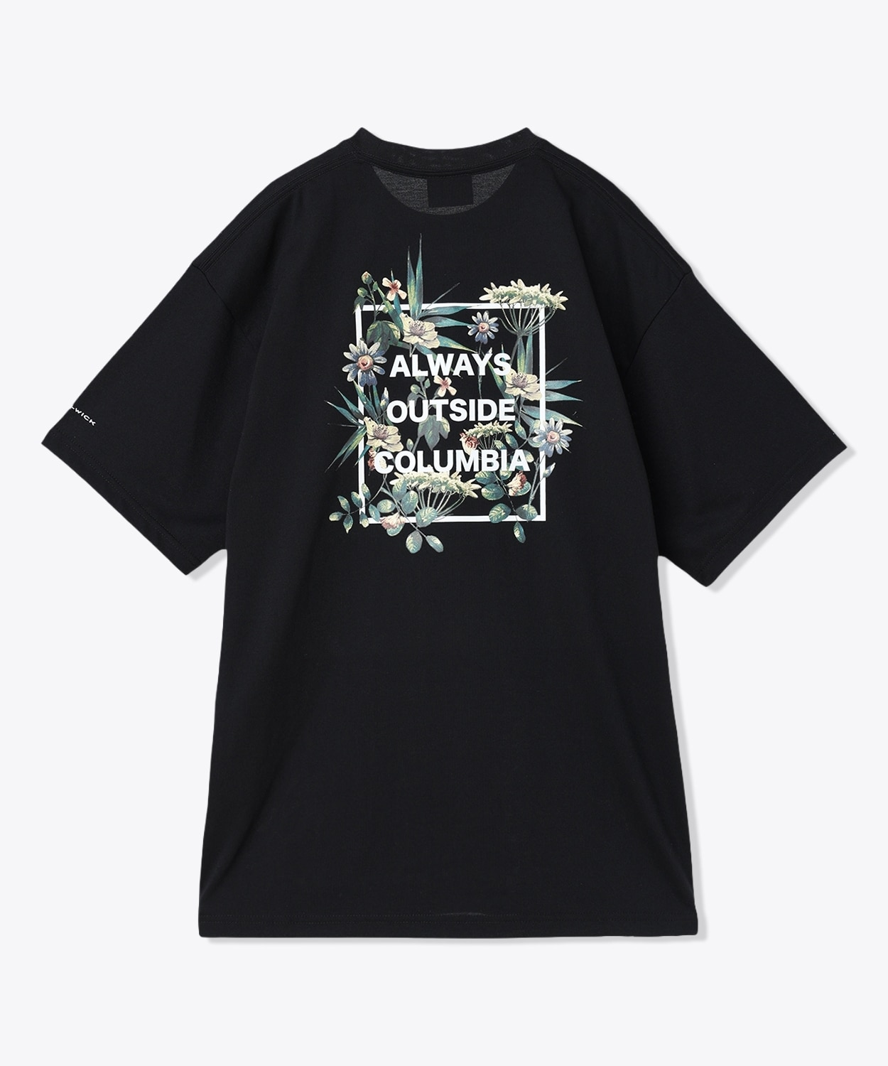 011Black Back Print Botanical