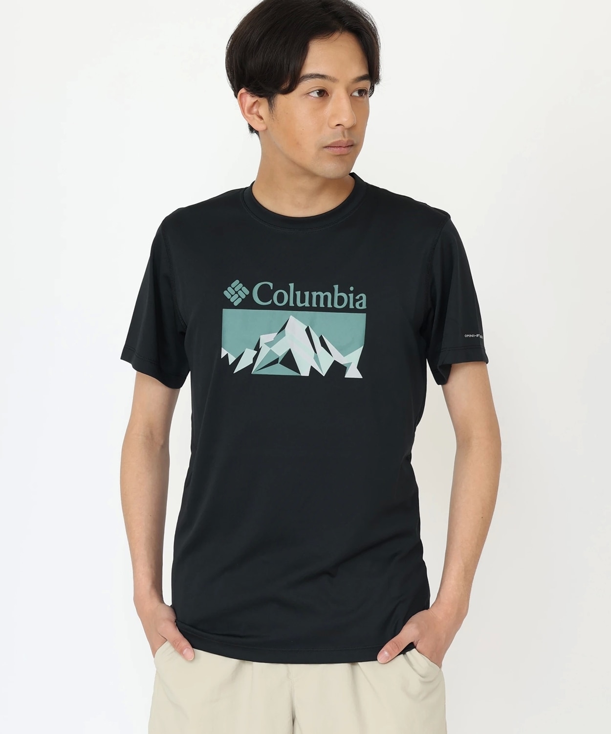 Columbia コロンビア オムニフリーズゼロ 冷感 速乾 ポリ Tシャツ