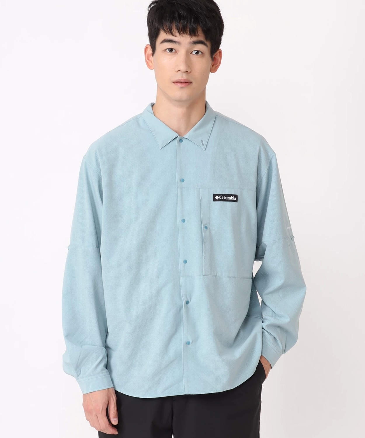 エンジョイマウンテンライフオムニフリーズゼロロングスリーブシャツ(S 