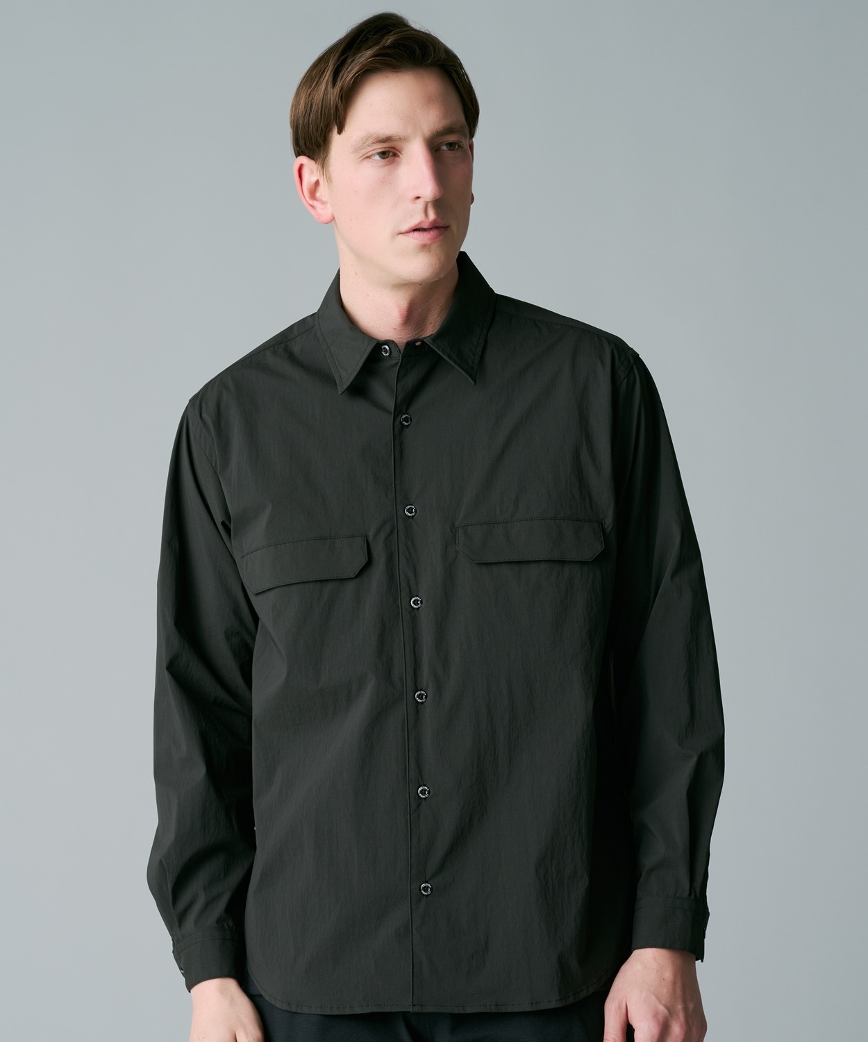 COLUMBIA BLACK LABEL】スペクターリムロングスリーブシャツ(S Grey 