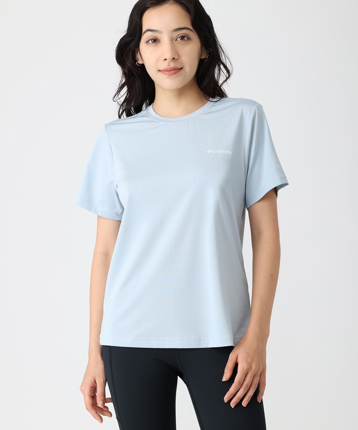 Columbia コロンビア ワッフル 半袖Tシャツ sizeM グリーン 新品