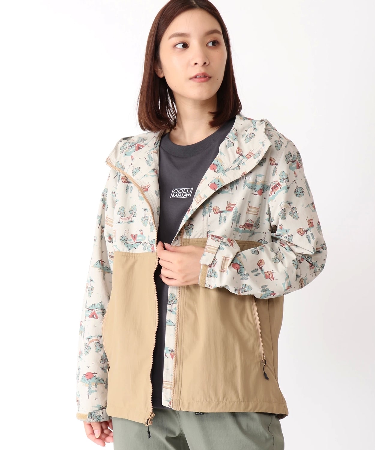 コロンビア公式サイトウィメンズヘイゼンパターンドジャケット S Beach Camping Print アウトレット商品以外用 アウトドア用品の コロンビアスポーツウェア公式通販サイト