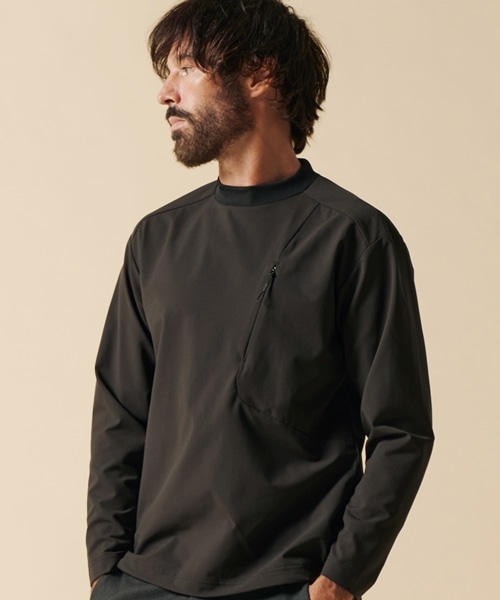 COLUMBIA BLACK LABEL】グッドラックジャーニーブラックロングスリーブ