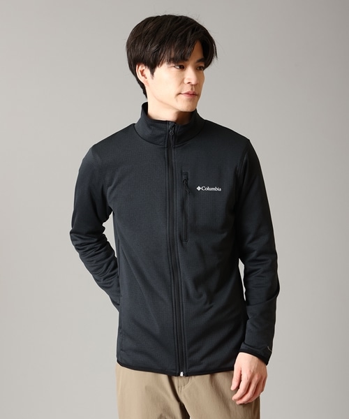 エッセンシャルハイクグリッドフリースフルジップ