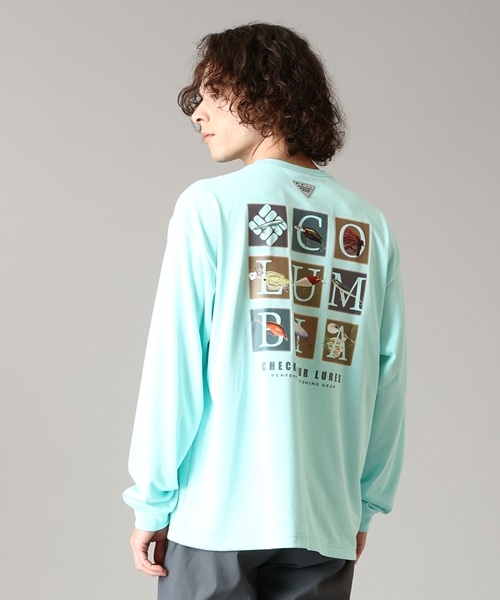 バーンノベルグラフィックロングスリーブTシャツ