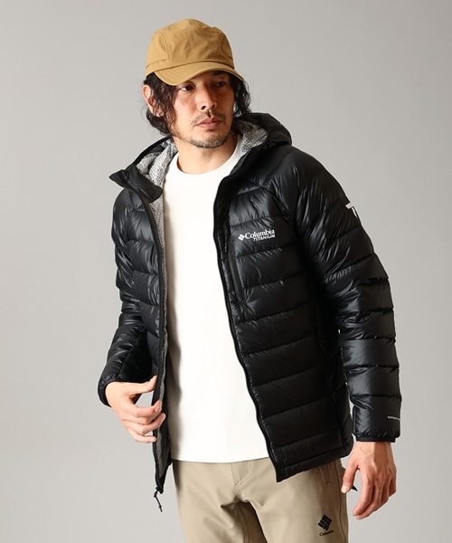 アークティッククレストダウンフーデッドジャケット(S Flint Grey