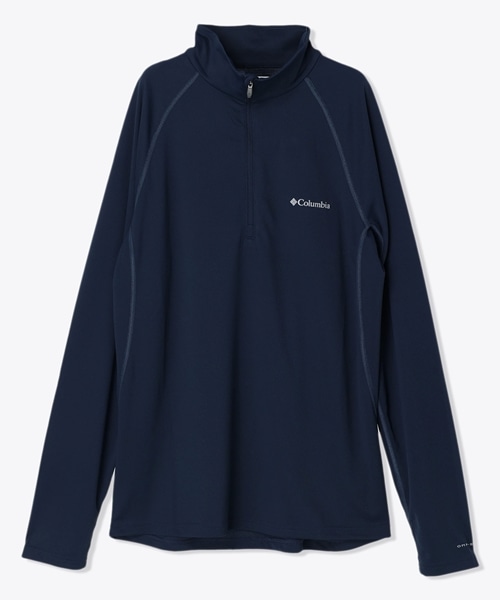 ナローズポイントハーフジップシャツ(S Collegiate Navy, Dark