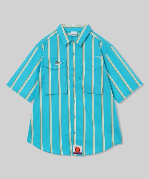 ボーンフィッシュフラッツプリンテッドショートスリーブシャツ